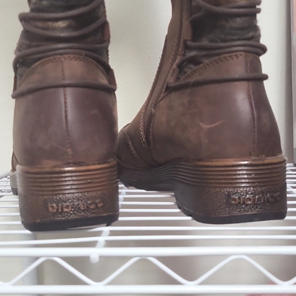 Southwestern Style Bionico Weatherproof Epping Tall Boots Size 7.5 Aztec Brown - Picture 6 of 13